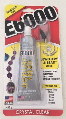 Adhesive E6000 Jewellery & Bead 40.2g Tube with Precision Tips