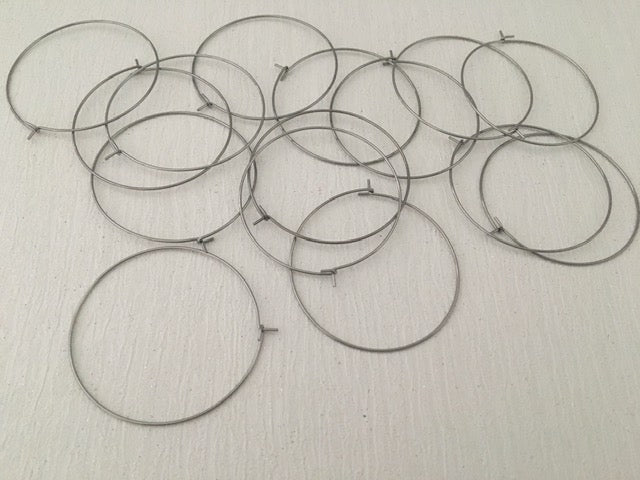 304 Stainless Steel Earring Hoops Little Craft House