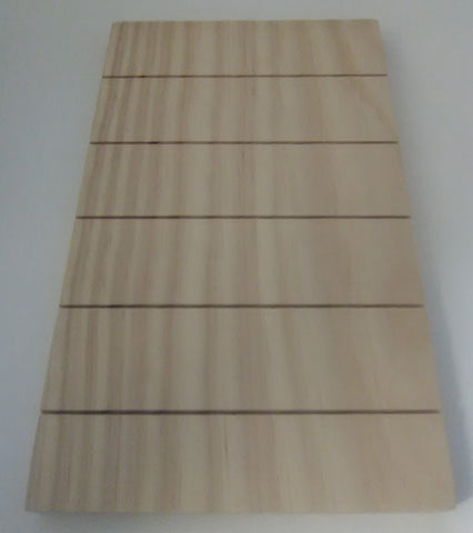 Wood Earring Display Board 300mm x 180mm 5 Slat