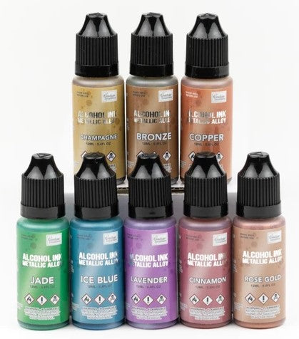 Couture Creations 12ml Metallic Alcohol Ink - 8 Colours Available