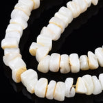 BS0011 Bead Strand Natural Freshwater Shell Nugget Chips 5-8x5-7x2-5mm Approximately 50 Pieces Per Strand