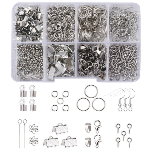 Jewellery Making Findings Kit Platinum Silver