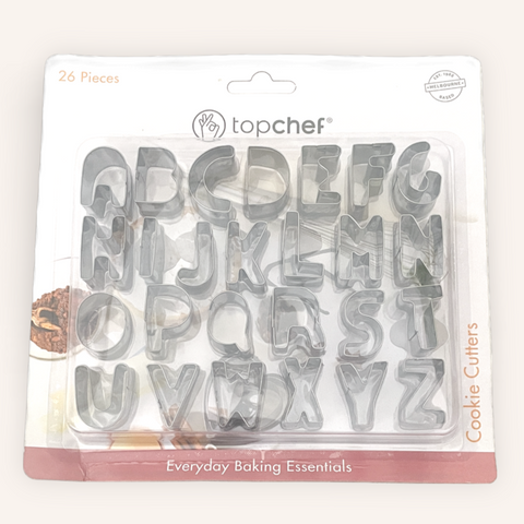 Metal Clay Cutter Set Alphabet 26PC