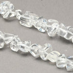 BS0138 Bead Strand Natural Quartz Crystal Rock Chip 8-18x6-12x3-7mm Approximately 160 Pieces Per Strand