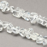 BS0138 Bead Strand Natural Quartz Crystal Rock Chip 8-18x6-12x3-7mm Approximately 160 Pieces Per Strand