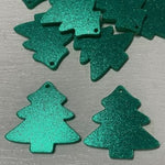 Laser Cut Christmas Acrylic - Tree 40mm 1 Hole PAIR