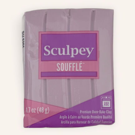 Sculpey Souffle Polymer Clay 48G Block Lilac Mist