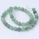 BS0047 Bead Strand Natural Green Aventurine Round 8mm Approximately 47 Pieces Per Strand