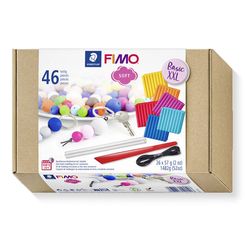 FIMO Soft Basic XXL 46PC Kit