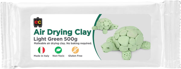 Air Dry Foam Clay 500g Bag Light Green