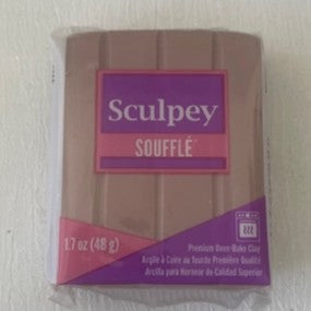 Sculpey Souffle Polymer Clay 48G Block Almond Rose
