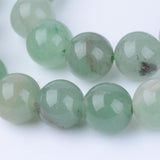 BS0047 Bead Strand Natural Green Aventurine Round 8mm Approximately 47 Pieces Per Strand