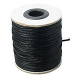 Satin Nylon Cord 2mm 50 Yard Black