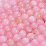 BS0006 Bead Strand Natural Rose Quartz Round 6mm Approximately 60 Pieces Per Strand