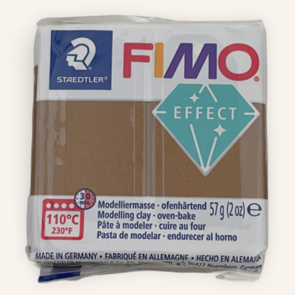 FIMO Effect Polymer Clay 57G Block Metallic Antique Bronze (71)
