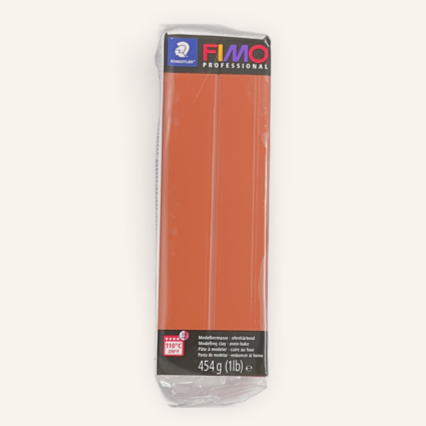 454G Block FIMO Professional Polymer Clay Terracotta (74)