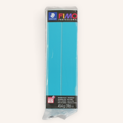 454G Block FIMO Professional Polymer Clay Turquoise (32)