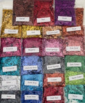 Glitter Chunky Holographic 20g Bag x 23 Colours (One Bag of Each Colour)