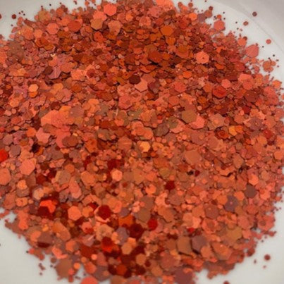 Glitter Chunky Holographic 100g Bag Copper
