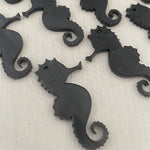 Laser Cut Acrylic - 50mm Seahorse 1 Tag Hole Inward Facing PAIR