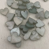 Laser Cut Acrylic Heart Stud 12mm Pair LIMITED STOCK