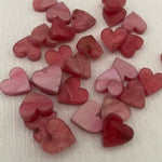 Laser Cut Acrylic Heart Stud 12mm Pair LIMITED STOCK