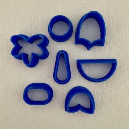 3D Printed Polymer Clay Cutter - Mix and Match #6 7 Piece Set