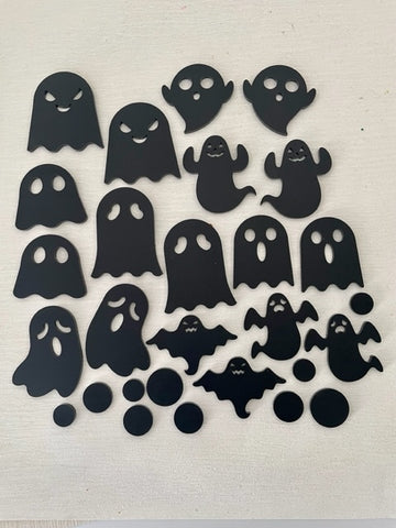 Mold Making Acrylic Blanks - 28PC Halloween Ghosts