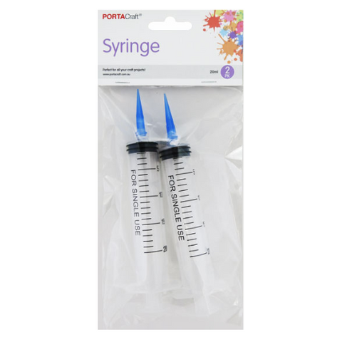 Portacraft Syringe 20ml 2PK