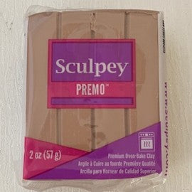Sculpey Premo Polymer Clay 57G Block Tan