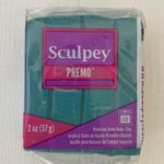 Sculpey Premo Polymer Clay 57G Block Vintage Teal Pearl