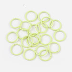 Iron Jump Ring Coloured 10mm Approximately 50 Piece Light Yellow
