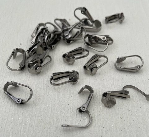 304 Stainless Steel Clip-On Earring 4mm Pad