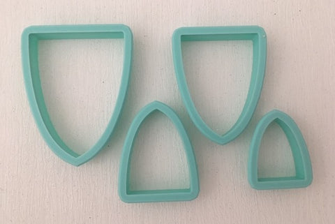 3D Printed Polymer Clay Cutter - Crown Steeple 4 Piece Set
