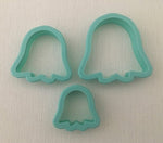 3D Printed Polymer Clay Cutter - Cute Ghost 3 Piece Set