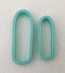 * 3D Printed Polymer Clay Cutter - Hair Clip Skateboard 2PC