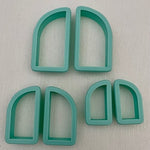 3D Printed Polymer Clay Cutter - Half Arch 6 Piece Set