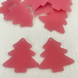 Laser Cut Christmas Acrylic - Tree 40mm 1 Hole PAIR