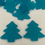 Laser Cut Christmas Acrylic - Tree 40mm 1 Hole PAIR