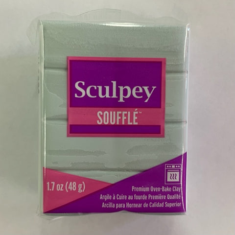 Sculpey Souffle Polymer Clay 48G Block Glacier