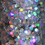 Glitter Large Tube 18G Holographic Silver 88647