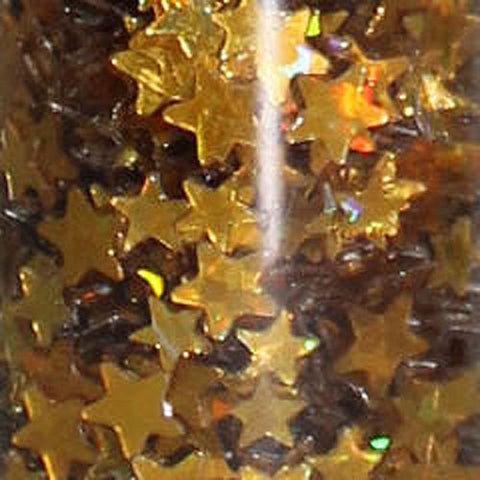 Glitter Tube 15G Stars Holographic Gold 88669