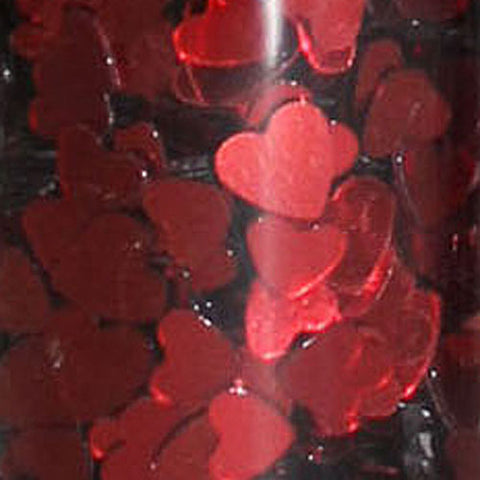 Glitter Tube 15G Hearts Red 88678