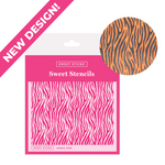 Sweet Sticks Embossing Stencil Animal Tiger