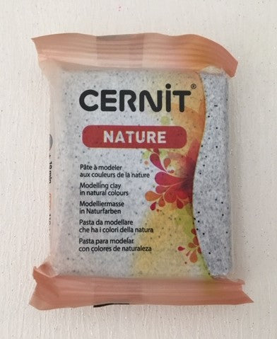 Cernit Polymer Clay Nature Range 56g Block GRANITE