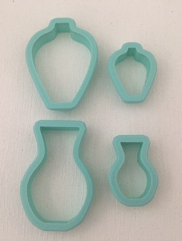 * 3D Printed Polymer Clay Cutter - Vase 4PC Set