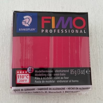 85G Block FIMO Professional Polymer Clay Carmine (29)