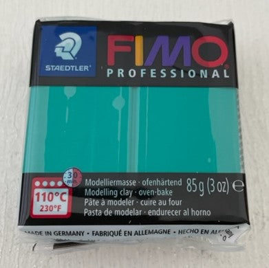 85G Block FIMO Professional Polymer Clay True Green (500)
