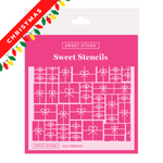 Sweet Sticks Embossing Stencil Christmas Jolly Presents