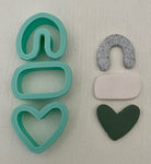 3D Printed Polymer Clay Cutter - Mix and Match #2 3PC Set